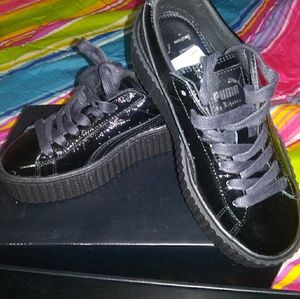 Fenty Puma crackles patent leather shoes